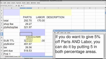 Spreadsheet  Basics (VLOOKUP INVOICE using OpenOffice Calc)