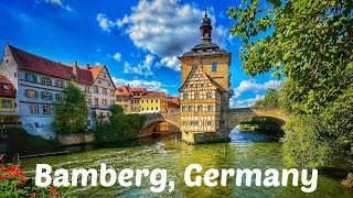 Bamberg, Germany walking tour 4K 60fps  Most beautiful Medieval towns in Germany