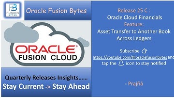 Asset Transfer to Another Book Across Ledgers in Oracle Fusion Cloud release 25C