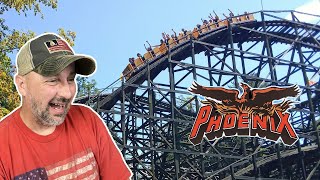 Reacting to Phoenix at Knoebels – The Classic Wooden Coaster with INSANE Airtime!