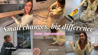 Cleaning Motivation 🤍 Deep Clean My Kitchen & Dining Room With Me + Home Updates