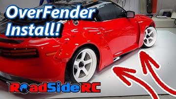 How to Install Overfenders on an RC Drift body!