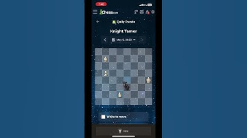 Daily puzzle for 5/5/23 #chess #puzzle #dailypuzzle