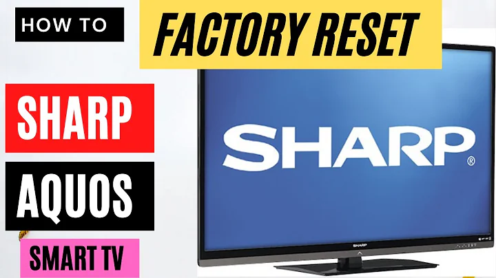 HOW TO RESET SHARP TV || FACTORY RESET SHARP SMART...
