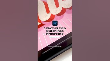 3 Ways Fresco outshines Procreate #adobefresco #adobe #procreate