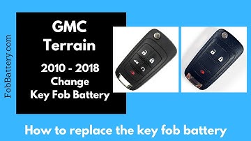 GMC Terrain Key Fob Battery Replacement (2010 - 2018)