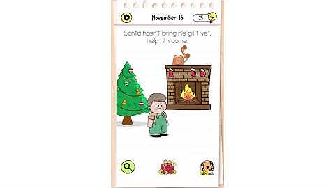 Brain Test All Star Daily Puzzle November 16 - Santa hasn