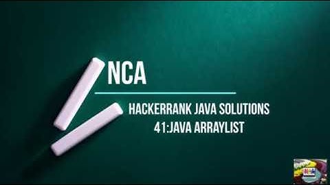 41:Java Arraylist || Hackerrank java solutions