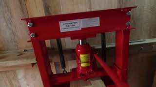 Buying and testing the cheapest 20 ton shop press I could find.