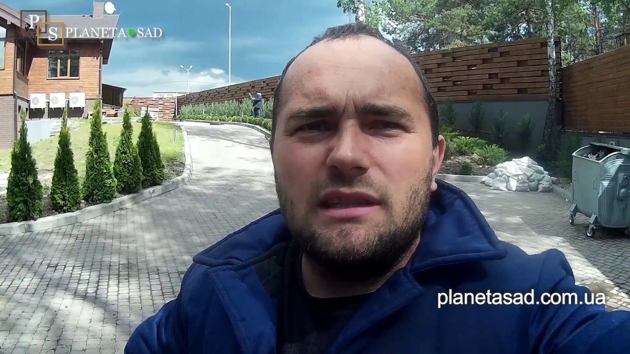 Изготовление территории под посев газона. Установка садовой ленты