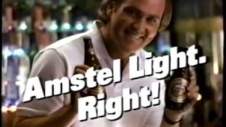 1991 Amstel Light Beer "Right" TV Commercial