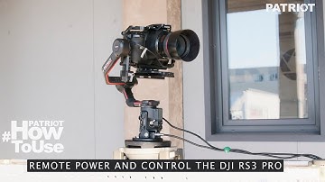 PATRIOT How to Use | Remote power and control the DJI RS3 PRO using DJI Expansion Base Kit
