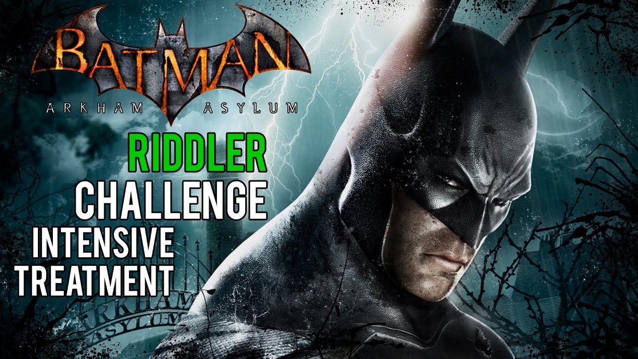 Batman Arkham Asylum - Intensive Treatment Riddler Challenge (Trophies,  Riddles, Teeth and Spirits) - YouTube