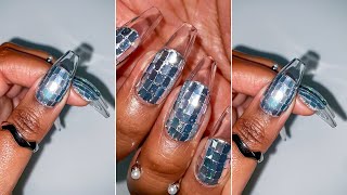 ✨Sparkly✨ Disco Ball Nail Art | DIY Gel-X | Gel Nails At Home by Nail Journal 1,387 views 1 year ago 17 minutes