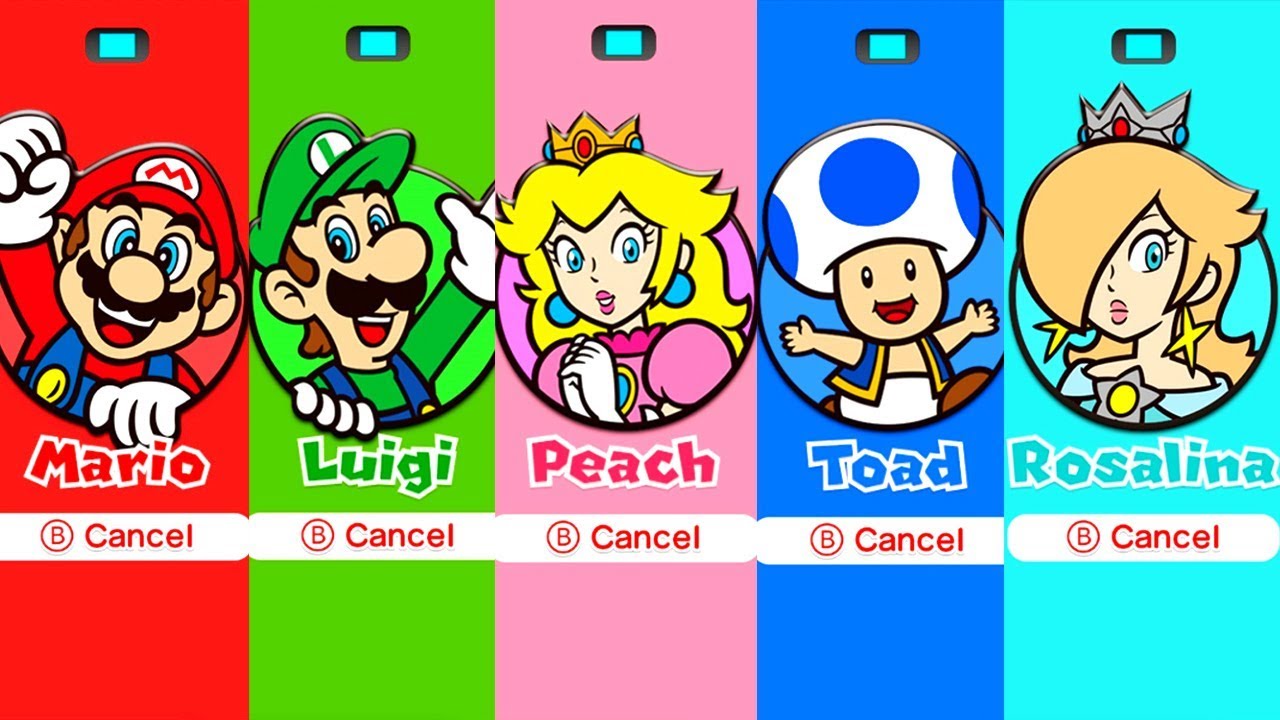 super mario 3d world characters