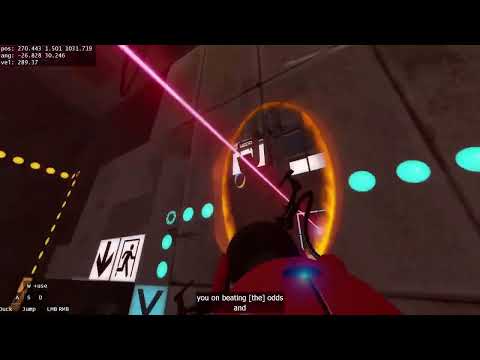 Portal 2 Speedrun Tutorial - Dual Lasers - 12/60