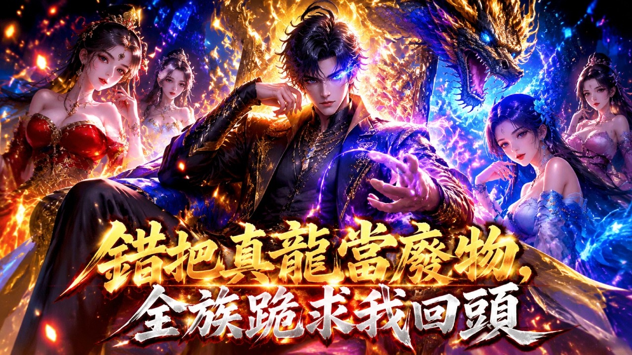 《錯把真龍當廢物,全族跪求我回頭》家族把我當成恥辱廢物,卻不知我早已是龍國最強,身份曝光後所有人跪地求饒