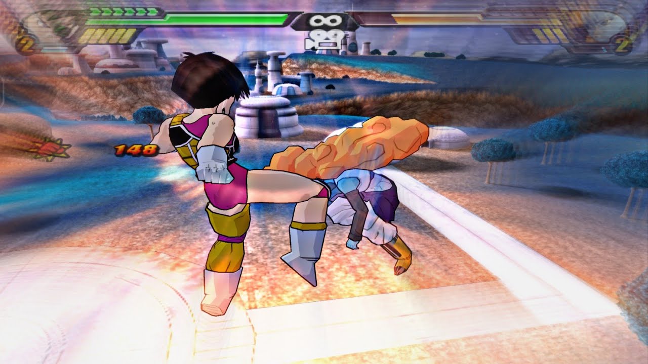 Fasha Vs Zangya (Enhanced Red Potara) | DBZ BUDOKAI TENKAICHI 3 [Android]