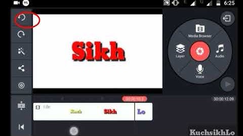 How to trim and split of video by kinemaster