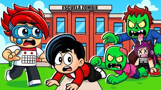 Sobrevivimos A La Escuela Zombie En Roblox Karim Juega