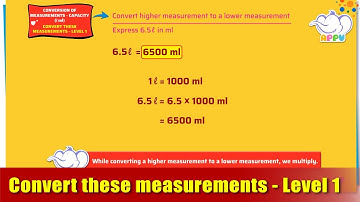 G5 - Module 14 - Ex1 - Convert these measurements - Level 1 | Appu Series | Grade 5 Math Learning