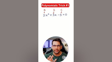 Polynomials trick #1 #maths #exams #mkrclass9 #class10 #education