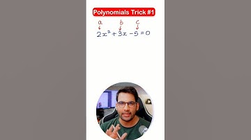 Polynomials trick #1 #maths #exams #mkrclass9 #class10 #education
