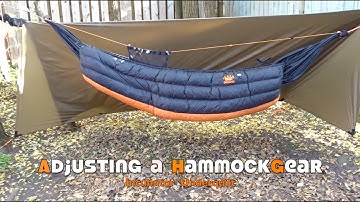 Adjusting a HammockGear Incubator Full Length Underquilt