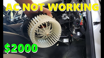 Porsche AC NOT WORKING. Replacing Blower Motor Cayenne DIY $100