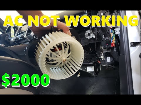Porsche AC NOT WORKING. Replacing Blower Motor Cayenne DIY $100