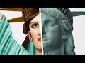 how the STATUE OF LIBERTY looked in REAL LIFE