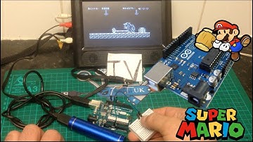 Super Mario played on TV with an Arduino Uno Quick Simple Fun Arduino Game