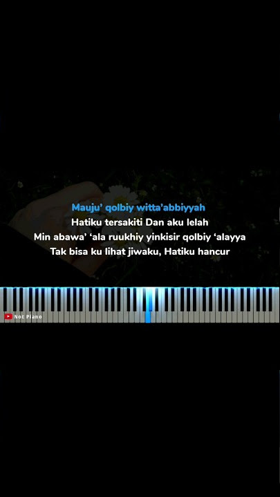 Karaoke Piano Mauju Qalbi Instrumen #shorts
