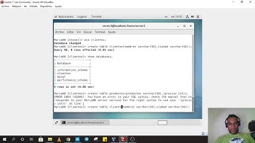 6.4 Configuración de una base de datos MariaDB - CentOs 7