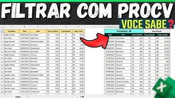 PROCV Retornando Vários Resultados no Excel | Retornar vários valores usando o PROCV