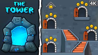 [4K] 'The Tower'  (ALL LEVELS + ALL COINS)  Geometry Dash 2.2