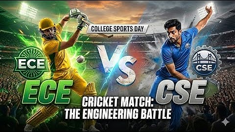CSE VS ECE- The Greatest rivalry of all time, check out the excited match – RVSCET | Frolic 2025