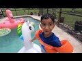 MASON FINDS A TURTLE IN THE POOL! Zuru Robo Alive!