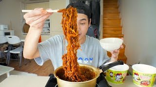 Black Bean Fire Noodles!