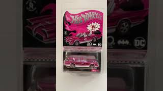Classic TV Series Batmobile Pink Color Red Line Club Hot Wheels