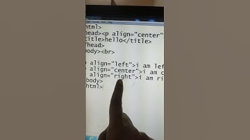 html program for text alignment. part 2