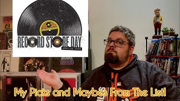 Record Store Day 2023 The List! My Thoughts and Picks #vinylcommunity #rsd #recordstoreday #records