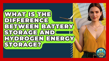 What Is the Difference Between Battery Storage and Hydrogen Energy Storage? - Your Utilities Hub