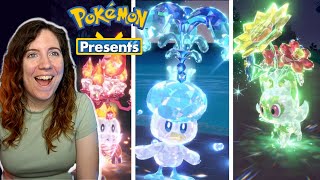 NEW POKEMON AND TERASTAL FORMS! Pokemon Presents Live Reaction 8.3.22