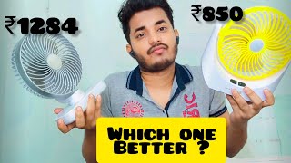 Rechargeable mini fans | Cheap portable fans | Rylan vs JY super fan | Which one is better ?