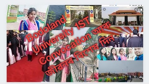 Memory of 1st Convocation of Bodoland University