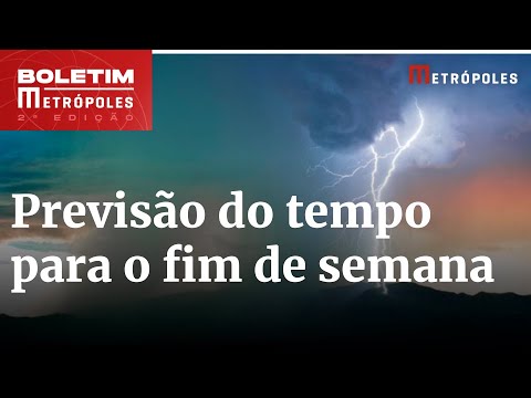 Confira a previsão do tempo no Brasil para este fim de semana | Boletim Metrópoles 2º