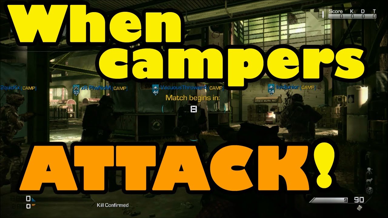 COD Ghosts Team Camping When Campers Attack! YouTube