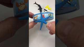 Matching Fun Sea Animals to their Pictures! Cute mini toys Surprise! Satisfying ASMR video #shorts