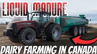 Tractor Gets Covered By Liquid Manure Spreader! 😱